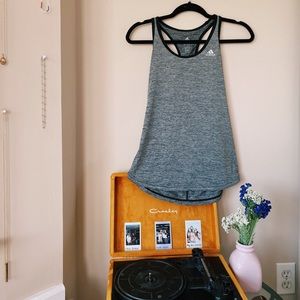 Adidas Gray Athletic Tank Top